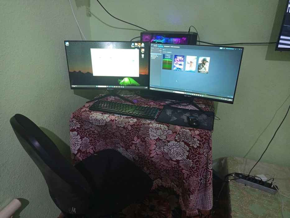 Kompyuter 2 ta 24 curvet ekranli