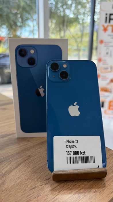 iPhone 13•128GB/80%Blue  Айфон 13•128Гб/80%Синий