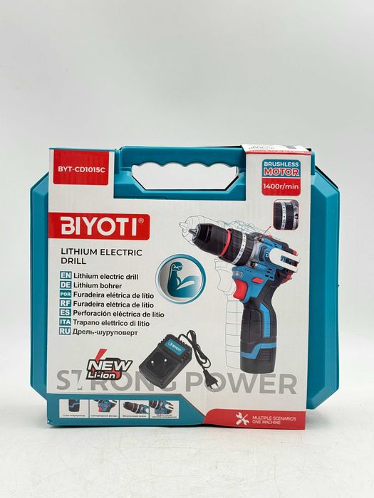 Безщеточный шуруповёрт Biyoti BYT-CD1015C ART 2823 — МАКСИМУМ МОЩНОСТИ