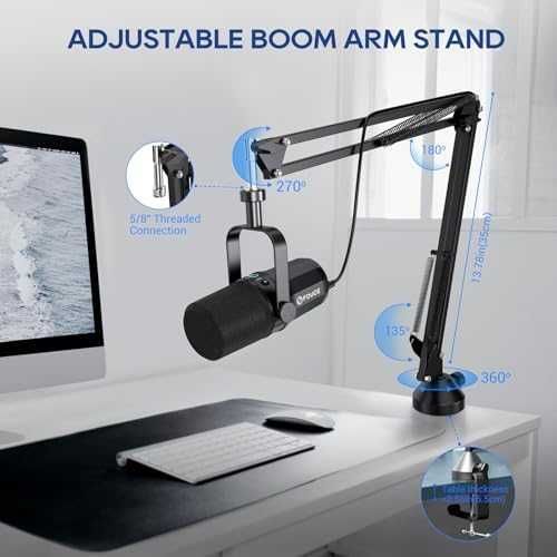 FDUCE SL40+ USB/XLR динамичен микрофон с рамо