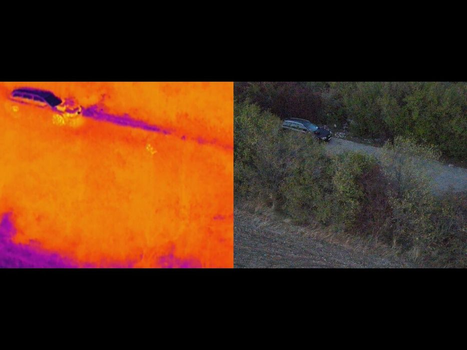 Професионално заснемане с дрон с термо(термална) камера, fpv заснемане