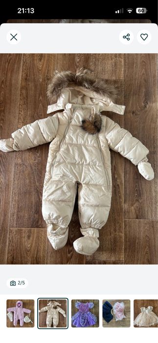 Вещи на девочку 3-12 месяцев