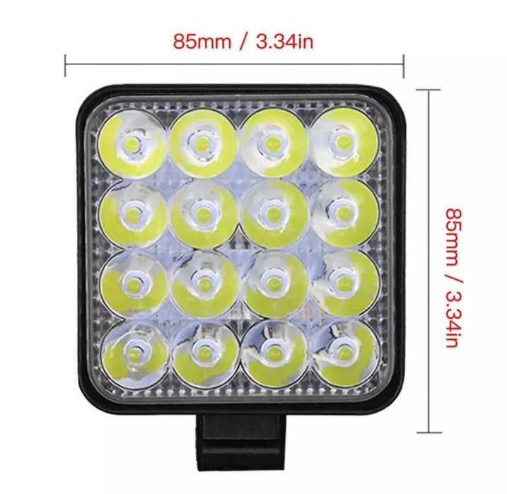 Proiectoare Led 12V - 24V 48W 16 Leduri