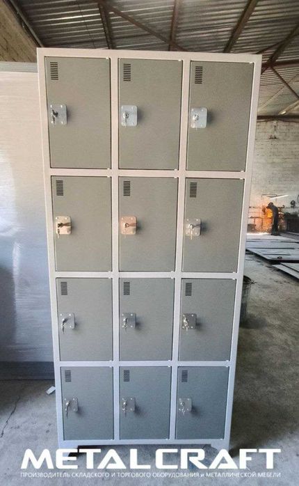 Шкаф металлический для сумок 12 ячеек | METALCRAFT