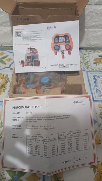 Manometru digital Elitech , R134a R410A R32 auto,  ,HVAC, AC, DMG-2SE