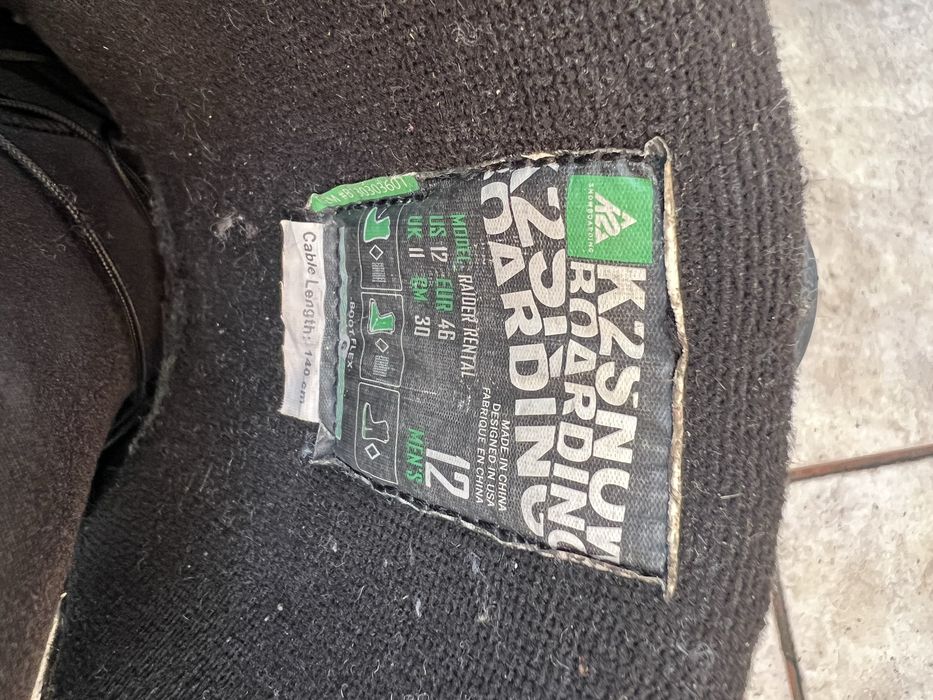 Vand boots / buti k2 marimea 46