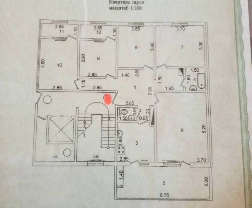Продается 5ти ком квартира, ориентир: ЖК Mirabad Avenue, 110м²