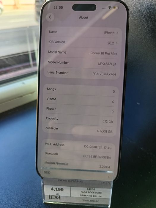 iPhone 16 pro max 512 GB