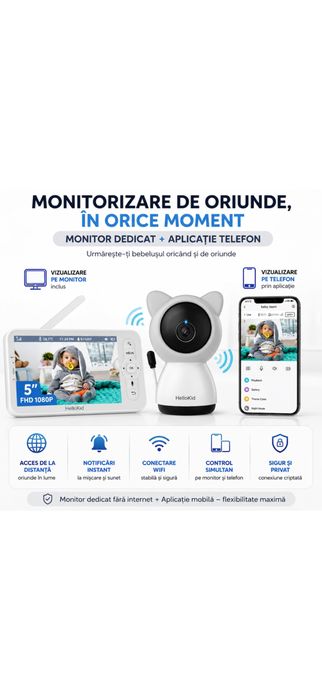 Monitor bebe - BabyMonitor Wifi