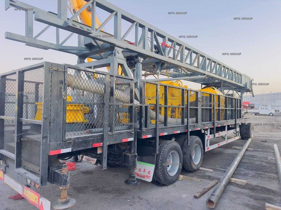 Роторная буровая машина 1000 метровый , дизельный, на прицепе