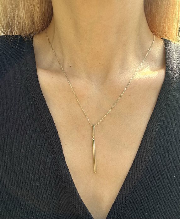 Золотое колье , подвеска