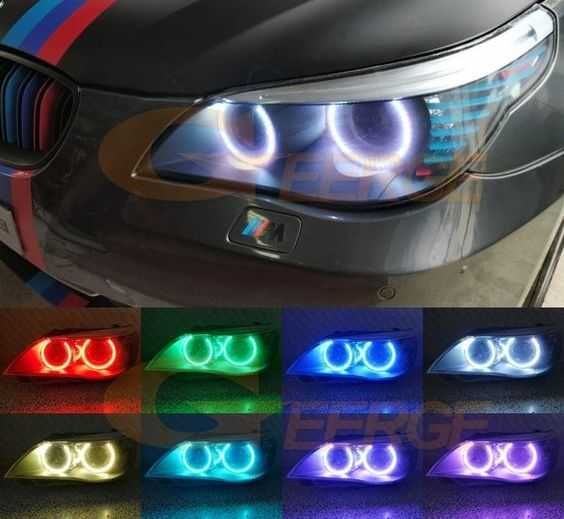 LED крушки за Ангелски очи BMW със сменящи се цветове E60 E90 и още