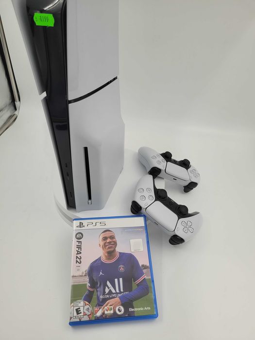 Garantie 24 luni PlayStation 5 Disk Edition 2 controller 1 joc CashBox