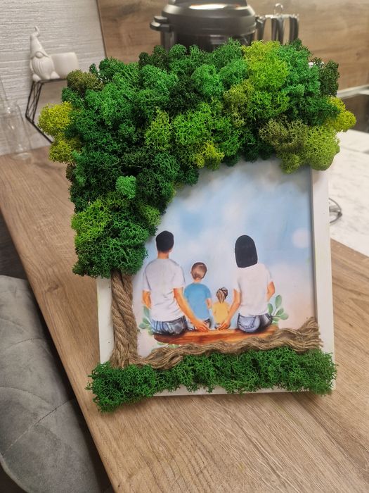 Дизайнерски картини от скандинавски мъх