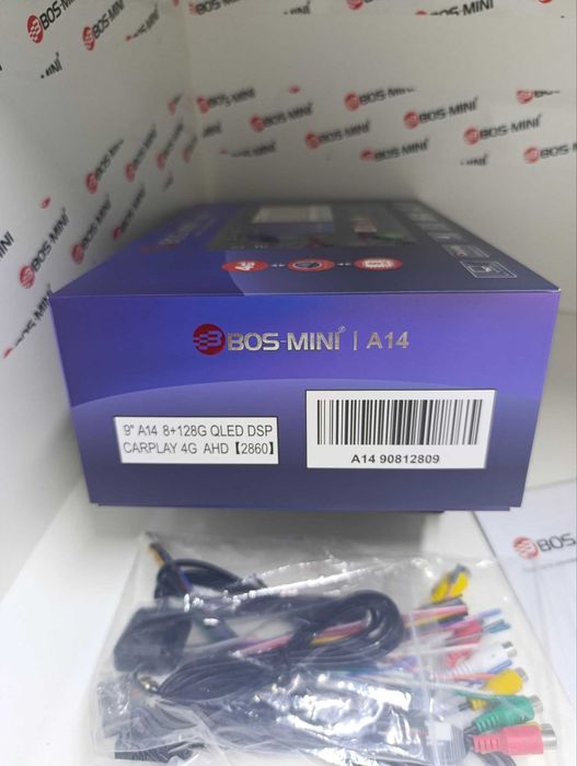 Android Manitor BOS A14 Android14 Multimedia – 8GB/128GB, Sim Kartaliy