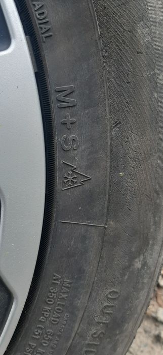 Cauciucuri de iarna + jante pentru Mercedes 215/55/16