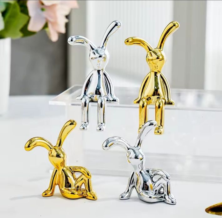 Комплект декоративни зайчета Украса Великден