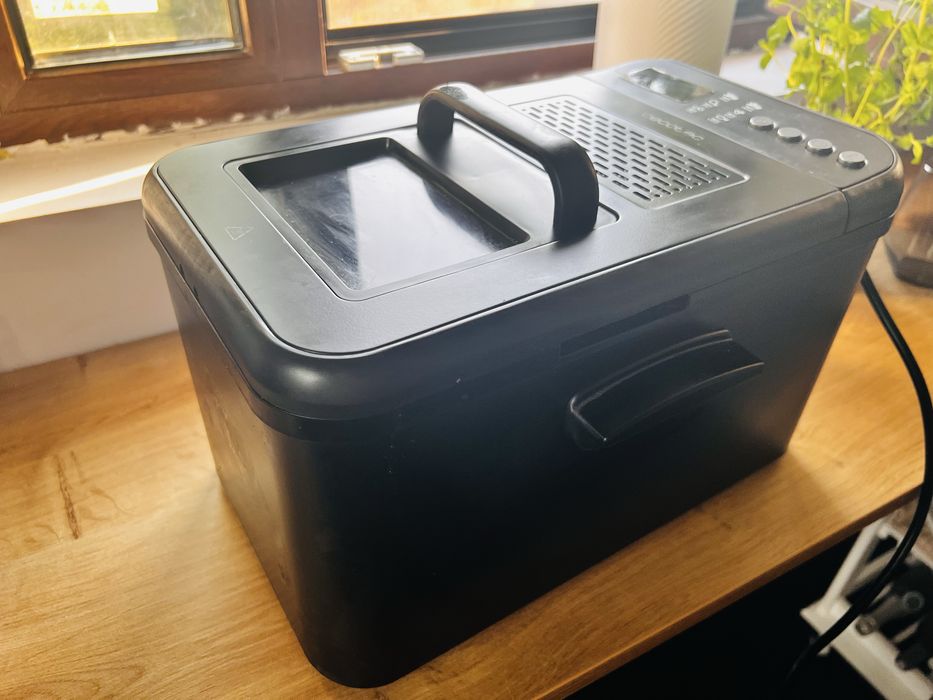 Friteuză Cecotec CleanFry Luxury 3000 Dark – 3,2L / 2400W