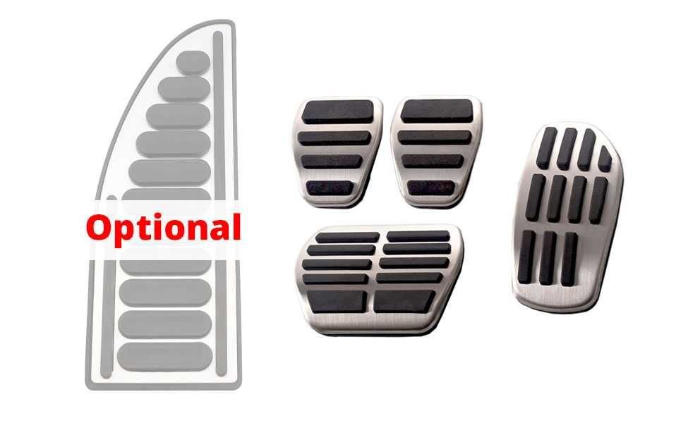 Ornamente INOX pedale - Nissan Qashqai, Juke, Rogue, X-Trail, Micra