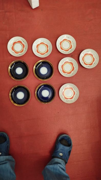 Фарфоровые блюдца СССР