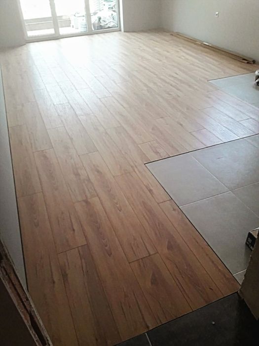 Ламинат,Замазка,Боядисване