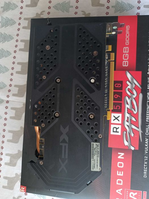 Placa video Rx 590 8gb gddr5 256 biti