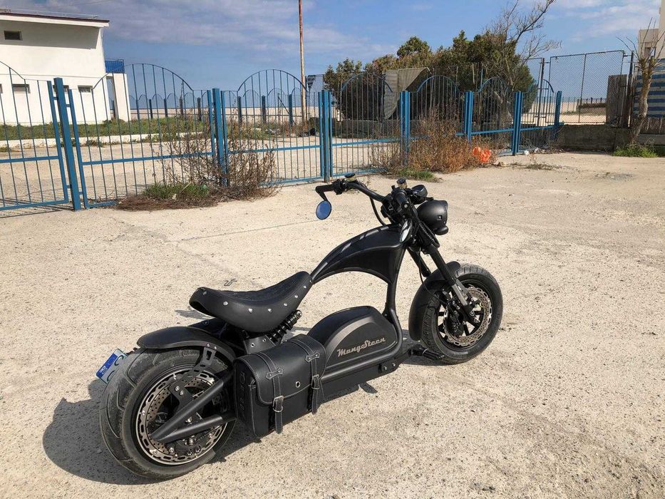 Scuter electric stil chopper 4000W, 100km/h, 70-100km range, SIGILAT!