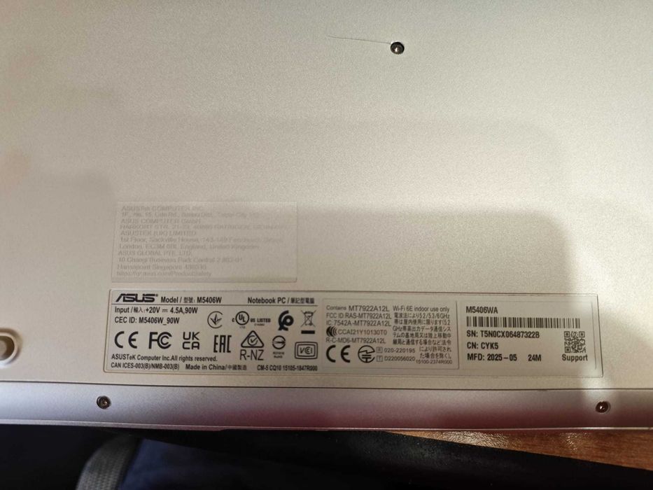 LAPTOP ASUS VIVOBOOK S14 32GB RAM 1TB SSD AMD Ryzen™ AI 9 HX 370 3K ASUS Lumina OLED display