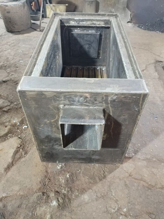 Печь котёл для дома.