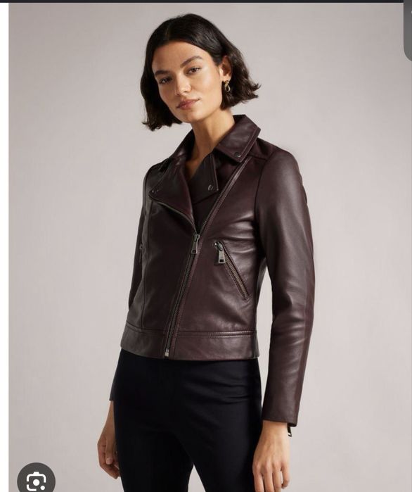 Ted baker  яке, естествена кожа , ХС