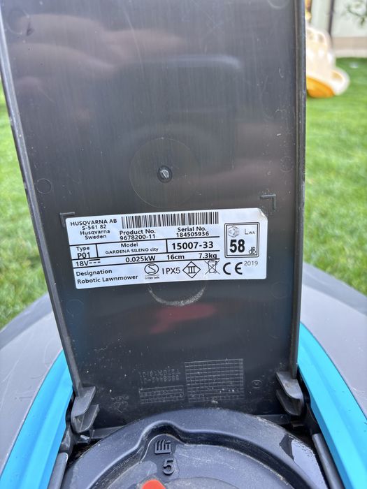 Robot gazon Gardena sileno city 500