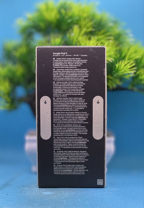 НОВ!!! Google Pixel 9, 128GB, 12GB RAM, 5G, Obsidian