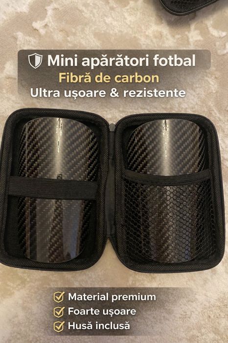 Mini Apărători Fotbal din Fibra de Carbon