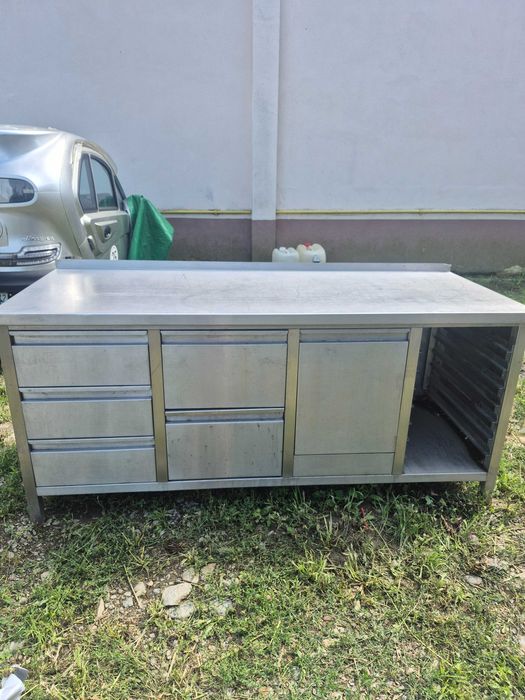 Mobila de inox bucatarie sau streetfood