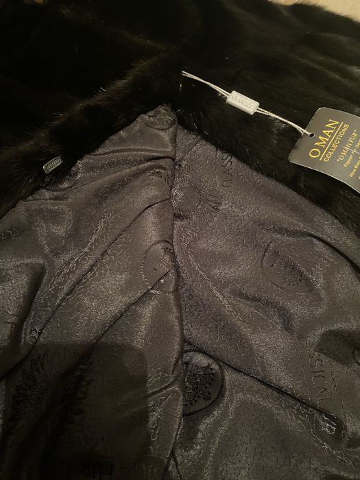 Норковая шуба с капюшоном