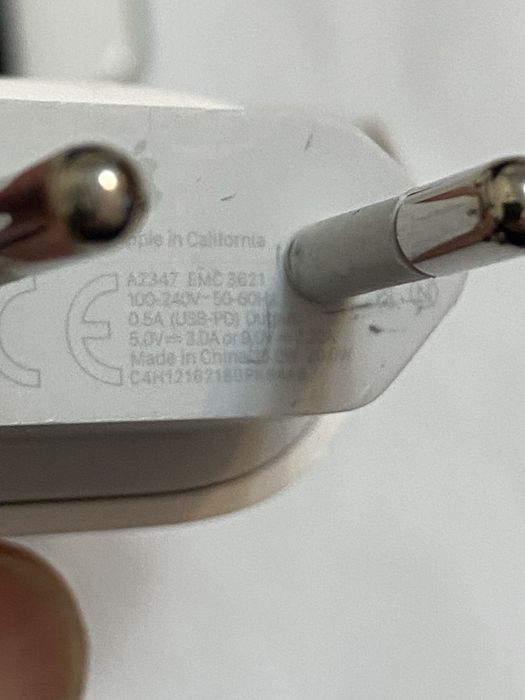 Incarcator si cablu Apple iPhone , iPad  Fast Charge 20W original