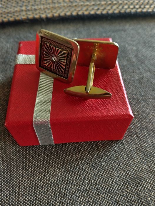 Ръкавели за риза, позлатени