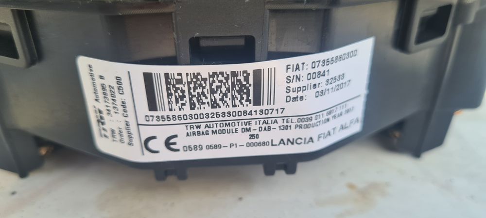 Airbag citroen jumper