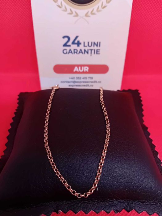 Lant aur 14k 1.58g (B.24745 AG31 Barboi) Garantie 2 ani!