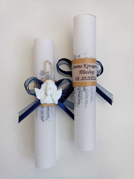 Ръчна изработка на покани за кръщене