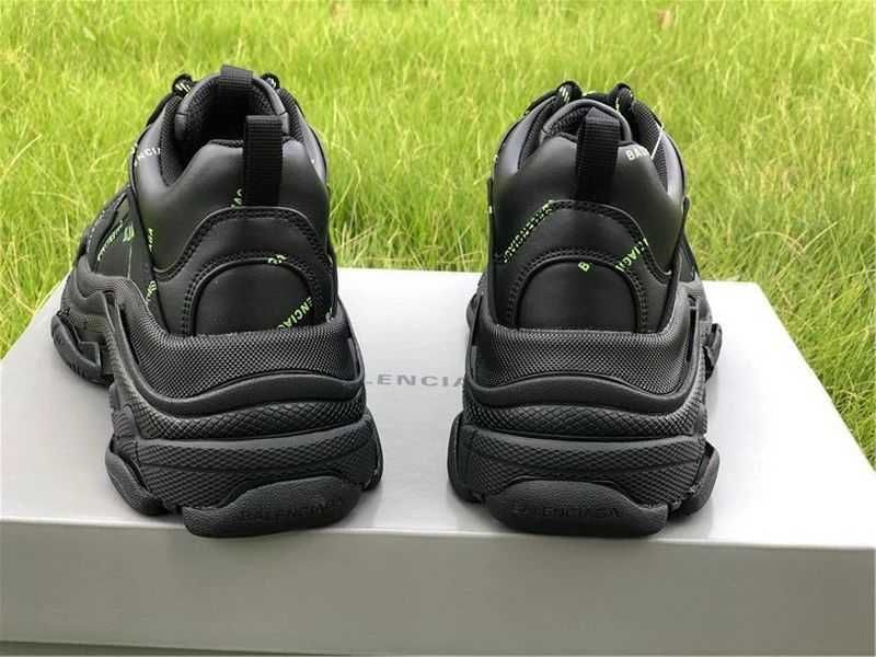 Balenciaga Triple S - White/Black/Dark Green