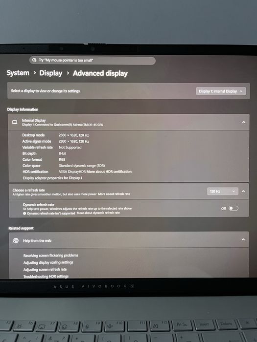 Asus VivoBook s15 120hz 3k Oled