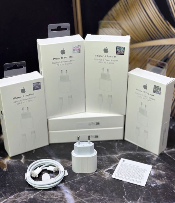Оригинальный комплект зарядки IPHONE Type-C/ lightning