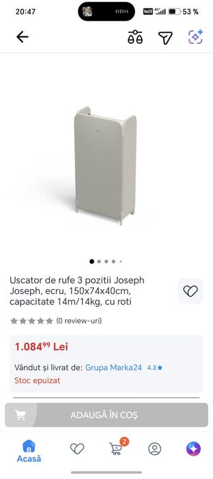 Uscător rufe Joseph Joseph nou