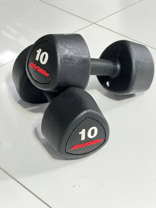 Гантелы резиновый никкеловый 1 кг до 10 кг