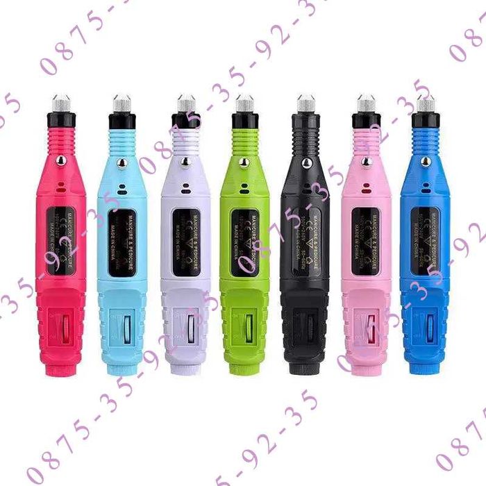 НОВО! Електрическа пила-писалка за нокти, маникюр, педикюр. USB Дремел