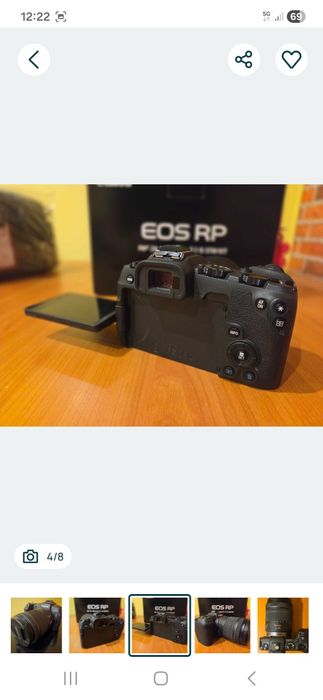Vand camera foto mirrorless Canon RP, ca nou