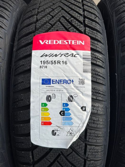 Vând 4 anvelope 195/55/16 vredestein de iarnă noi