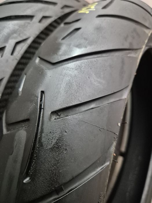 Set anvelope moto 120 70 17 cu 160 60 17 Metzeler Tourance next dot 3322