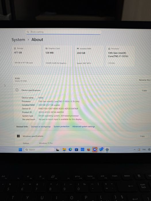 Лаптоп Dell Vostro 3530